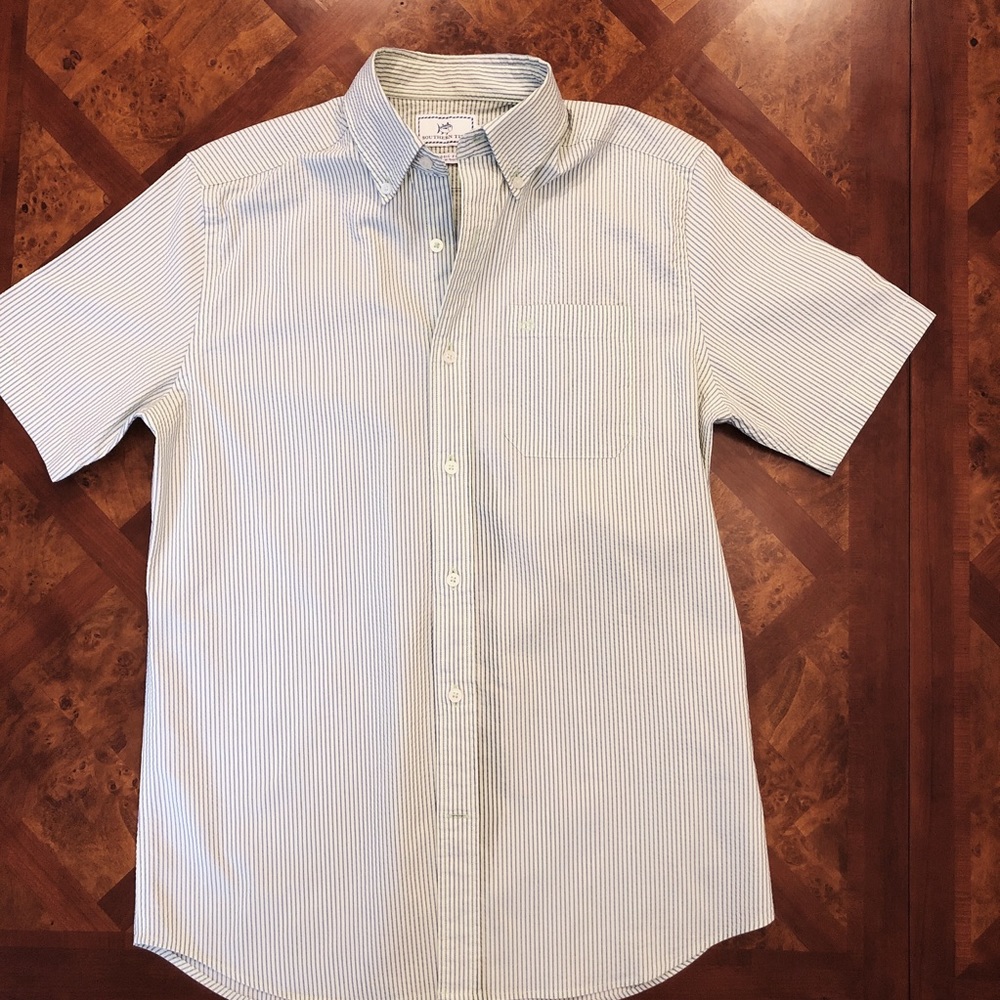 Southern Tide Seersucker. NEW - Picture 3 of 3